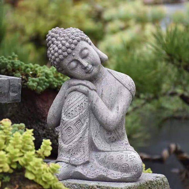 Buddha Stones Meditazione tibetana Benedizione del Buddha Compassione Serenità Decorazione della casa - Buddha addormentato - image 0