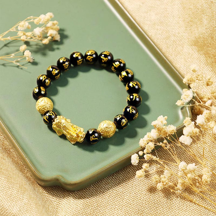 Buddha Stones che assorbono le energie negative Ossidiana Bundle