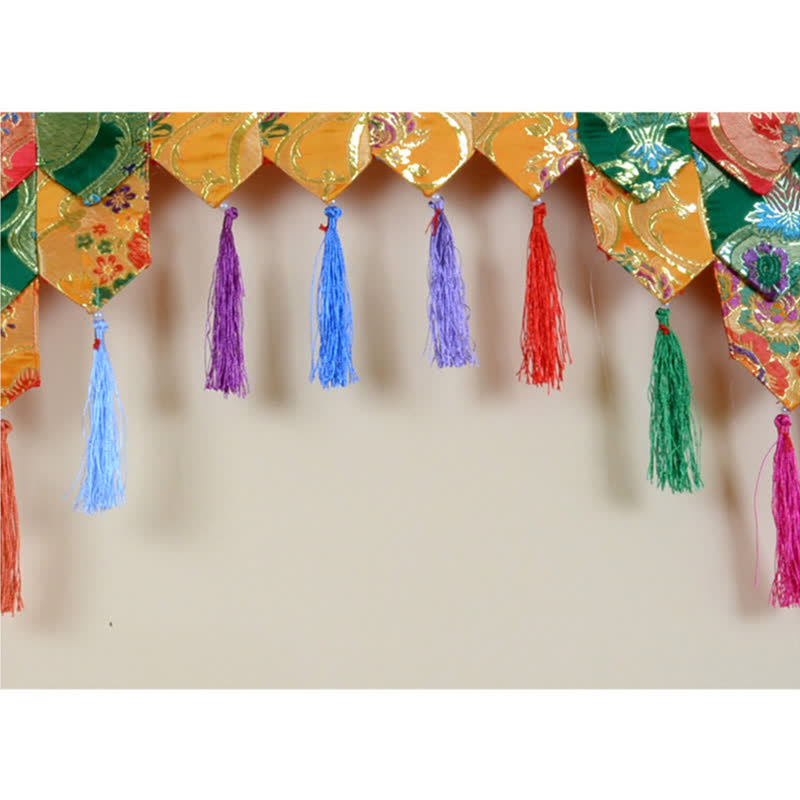 Tenda tibetana a cinque colori, tenda da preghiera, tenda da meditazione, tenda di guarigione
