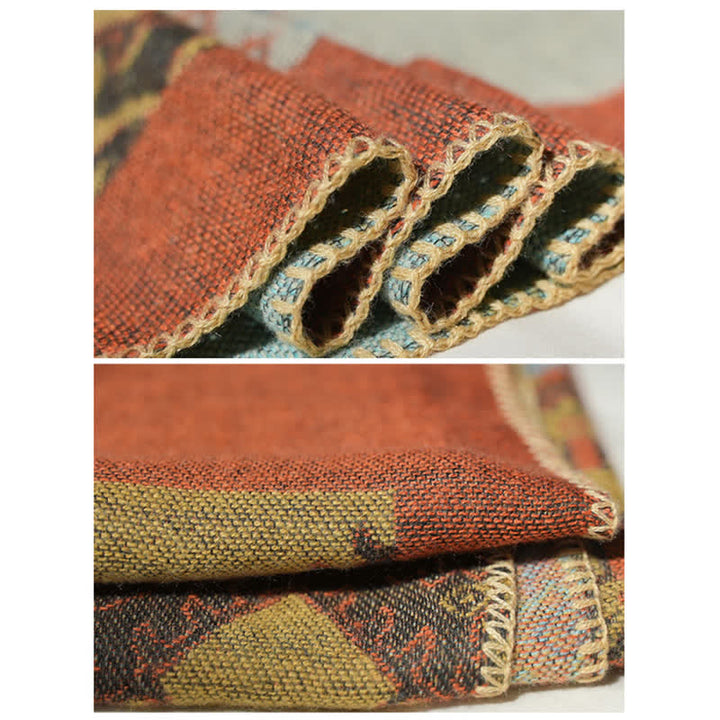 Scialle tibetano con motivo a diamante Buddha Stones, caldo mantello invernale - image 16