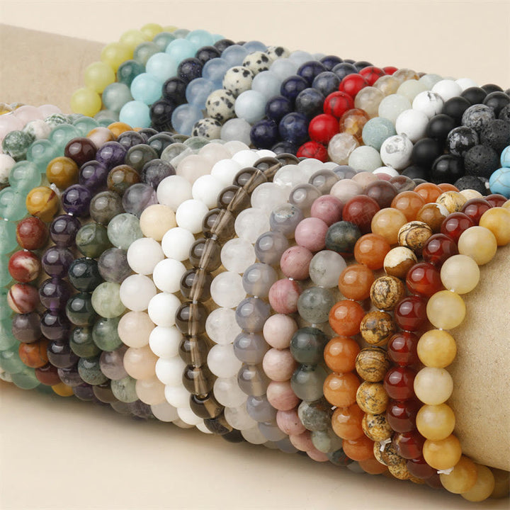 Braccialetto di perle curative in quarzo naturale Buddha Stones - image 1