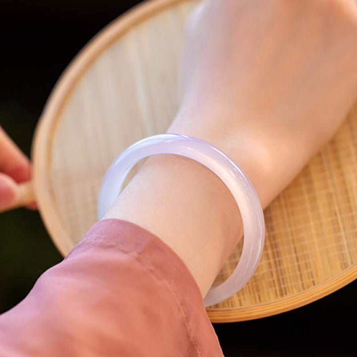 Buddha Stones Calcedonio naturale Armonia Braccialetto positivo - image 12