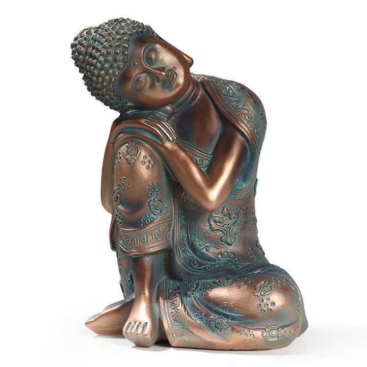 Buddha Stones Statua in resina di serenità del Buddha in meditazione tibetano