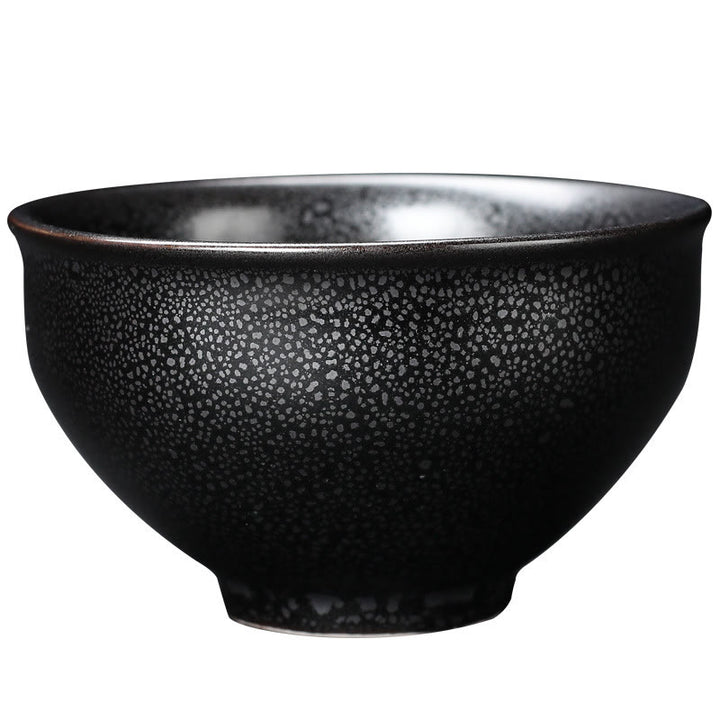 Buddha Stones Tazza da tè in ceramica con foglia d'oro cinese Jianzhan Drago Fenice Loto Avalokitesvara Pesce Koi Tazza da tè Tenmoku Kung Fu Ciotola da tè - image 7