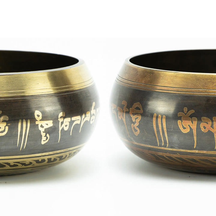 Buddha Stones Ciotola tibetana per la meditazione, la guarigione e la consapevolezza Om Mani Padme Hum Ciotola tibetana - image 16