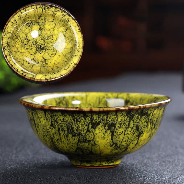 Tazze da tè in ceramica colorata con Buddha Stones, per casa e ufficio - DarkKhaki - image 62