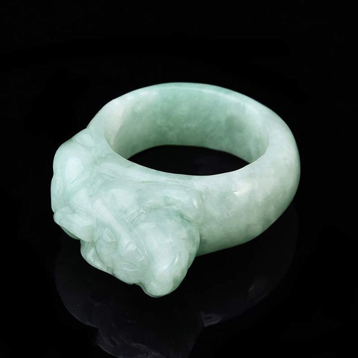 Anello della fortuna Fengshui Wealth Jade PiXiu