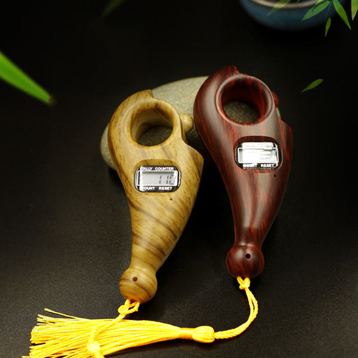 Contatore digitale di perline di Buddha per preghiera, meditazione, rilassamento, dita attive