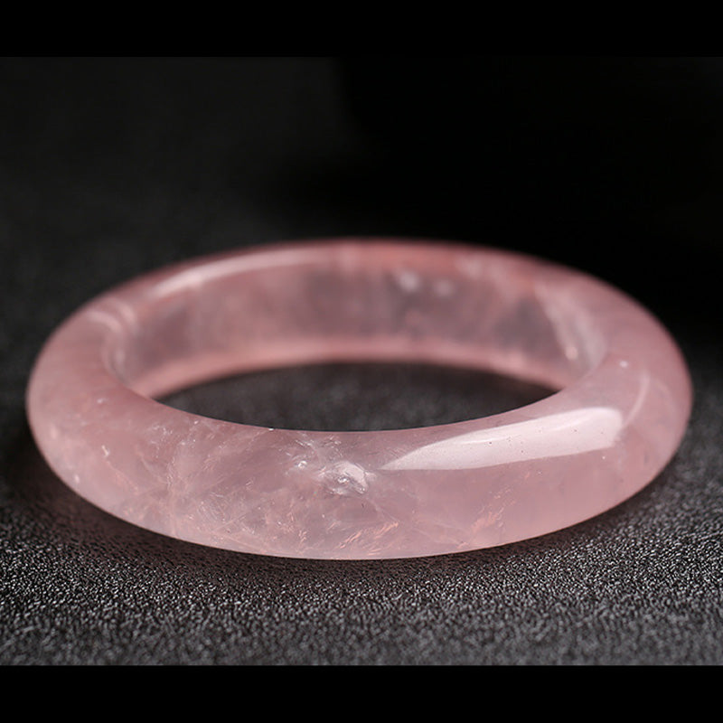 Braccialetto Buddha Stones Natural Rose Quartz Love Caring