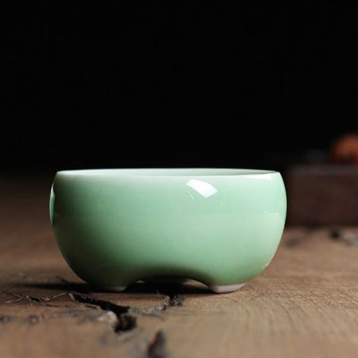Buddha Stones Koi Fish colorato Tazza da tè in ceramica Kung Fu Tazza da tè Ciotola