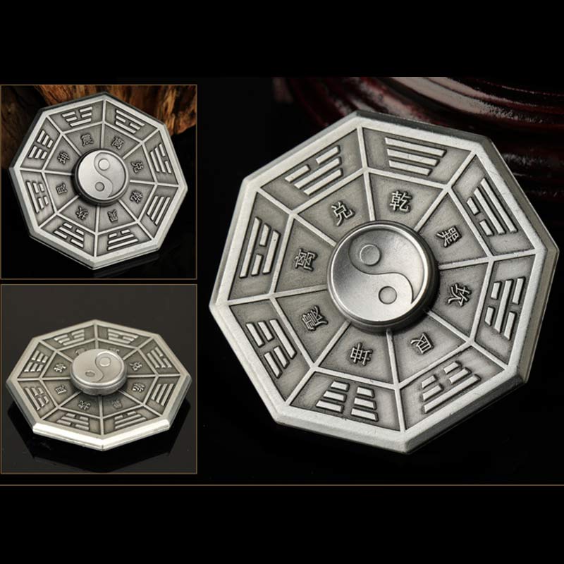 Buddha Stones Fidget Spinner Benedizione Tai Chi Dito Mano Spinner Decorazione