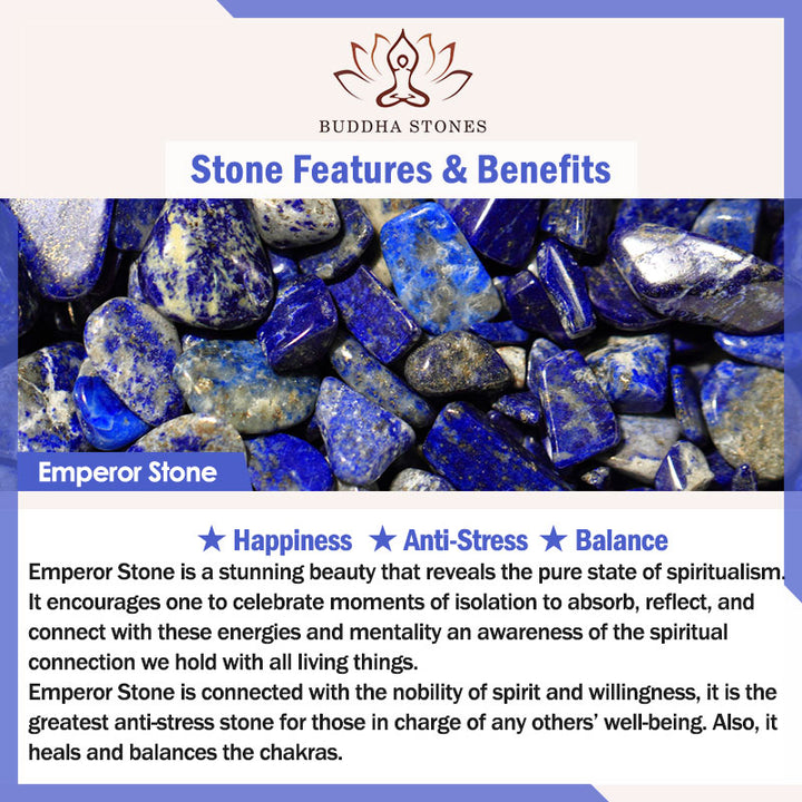 Orecchini della felicità a forma di foglia con goccia d'acqua in pietra naturale dell'imperatore Buddha Stones - image 9