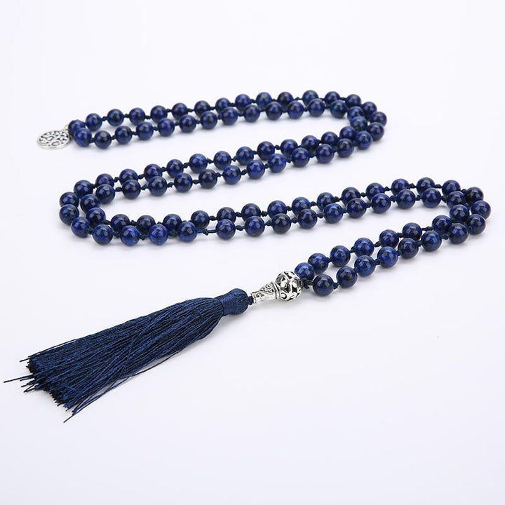 Collana con 108 perle di Mala, preghiera, yoga e meditazione