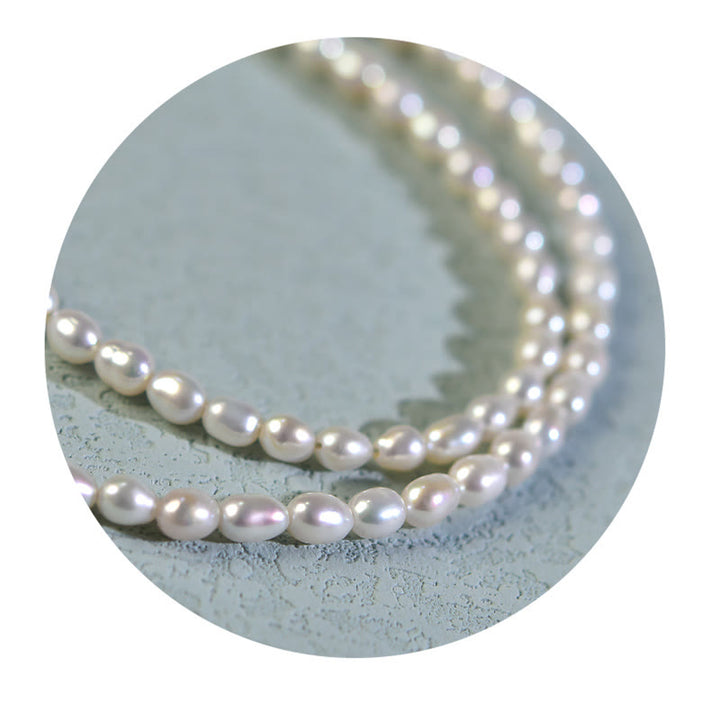 Collana con ciondolo in argento sterling 925 con perle naturali e larimar, motivo: Buddha Stones