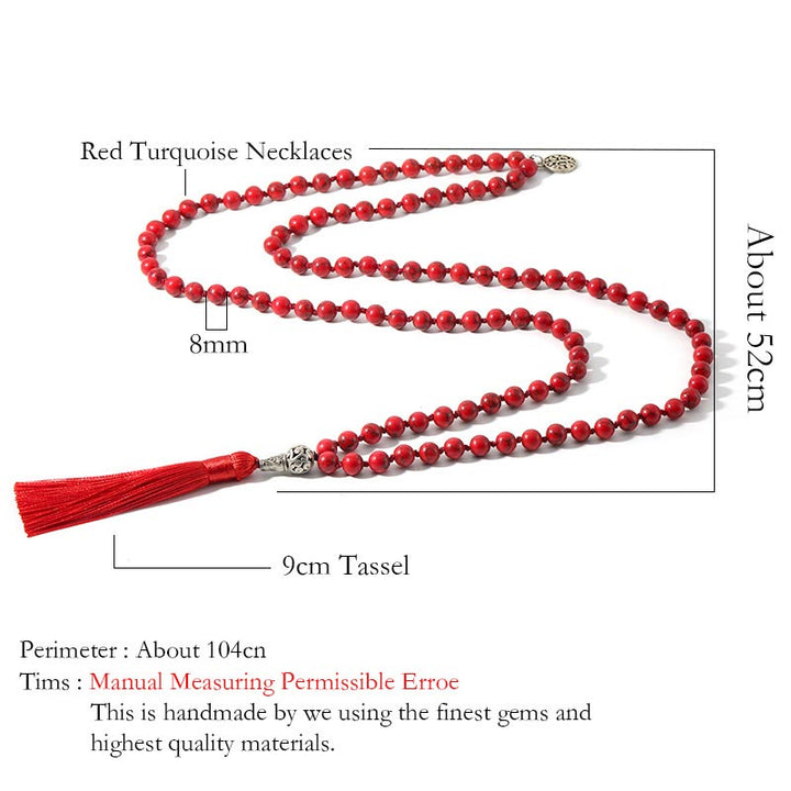Collana con 108 perle di Mala, preghiera, yoga e meditazione