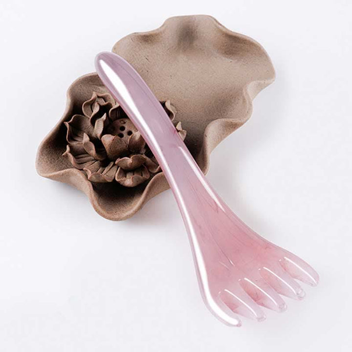 Set di pettini per massaggi Gua Sha in resina