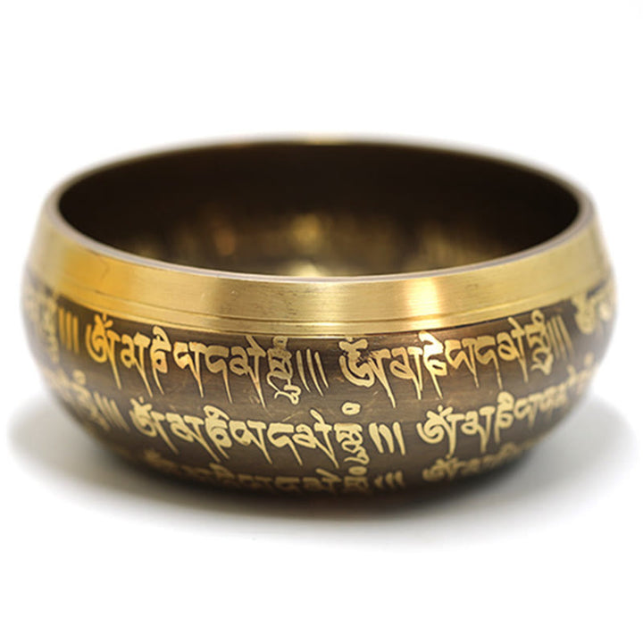 Buddha Stones Ciotola sonora tibetana per meditazione, realizzata a mano per la guarigione e la consapevolezza. Set di ciotole tibetane. - image 2