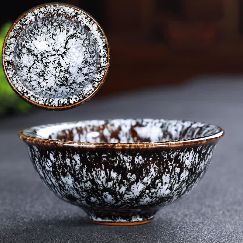 Tazze da tè in ceramica colorata con Buddha Stones, per casa e ufficio - Bianco e nero - image 61