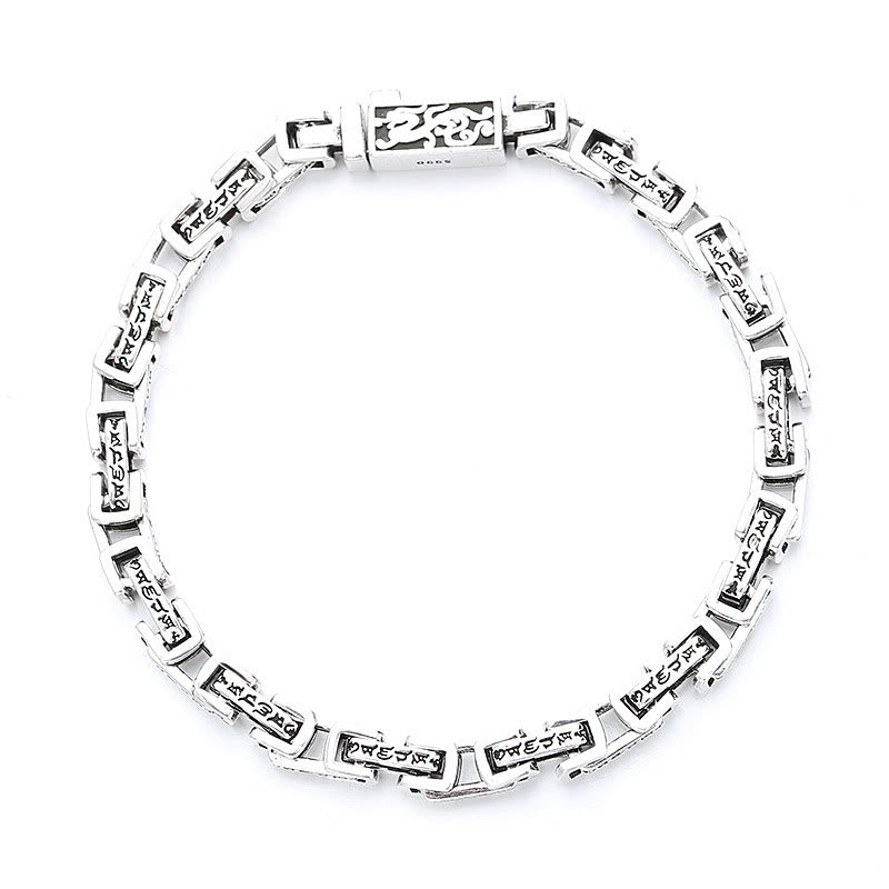 Braccialetto di rame inciso Buddha Stones, drago Om Mani Padme Hum, fortuna e successo - image 4