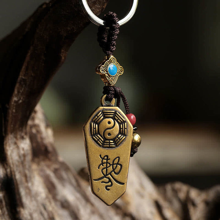 Portachiavi Feng Shui Bagua Yin Yang Equilibrio Pace