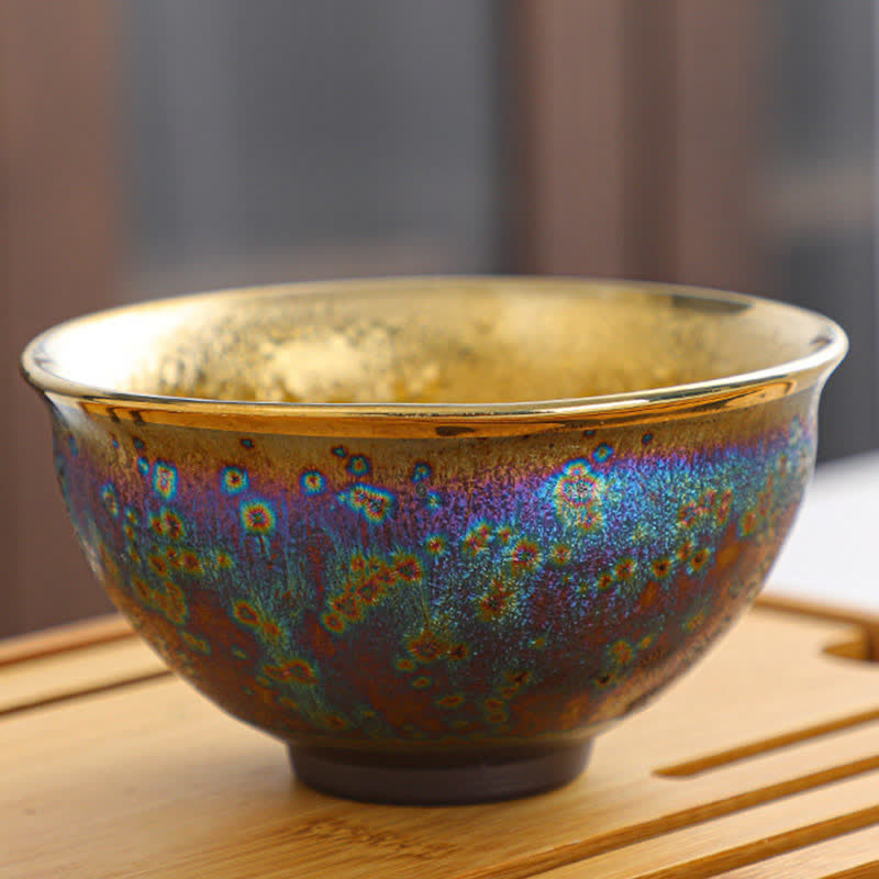 Buddha Stones Tazza da tè in ceramica colorata Tazze da tè