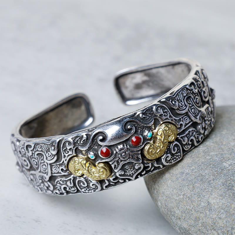 Braccialetto di benedizione PiXiu con incisione FengShui Buddha Stones