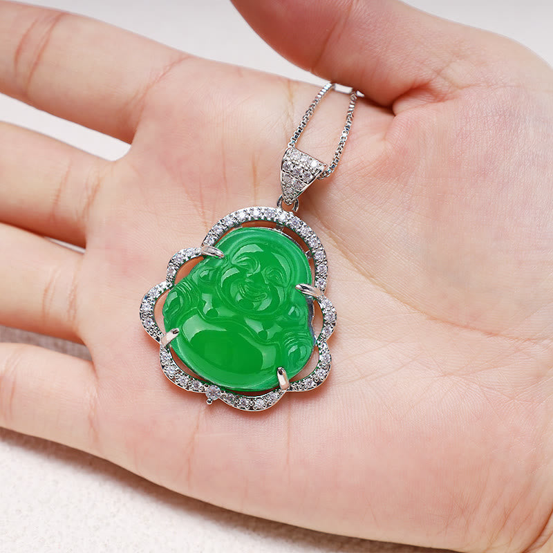Collana Buddha Stones Buona Fortuna Buddha Ridente - image 9