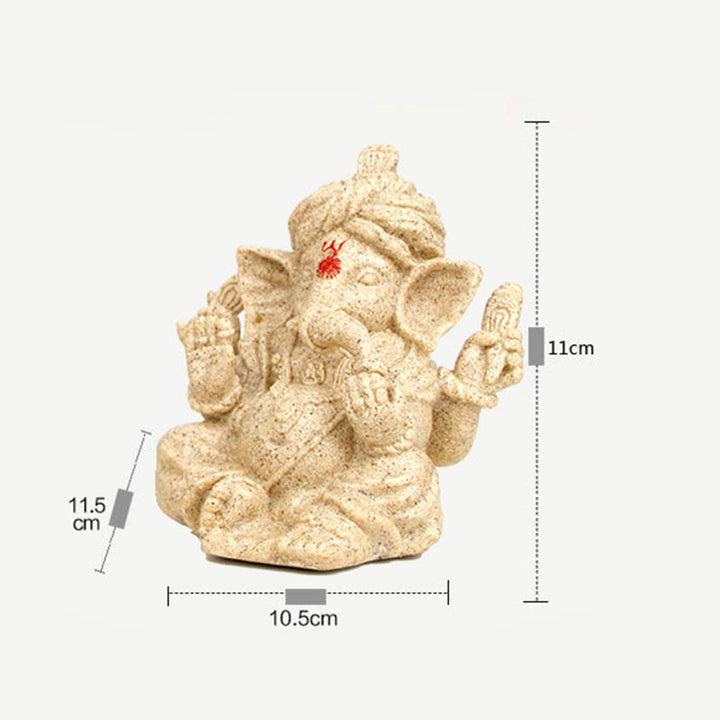 Statua dell'elefante Ganesh Ganpati Trasformazione Decorazione della casa