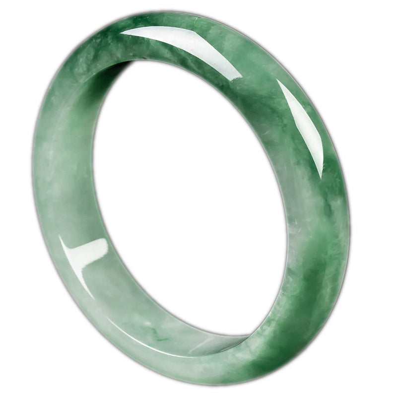 Braccialetto di benedizione della fortuna in giada naturale Buddha Stones