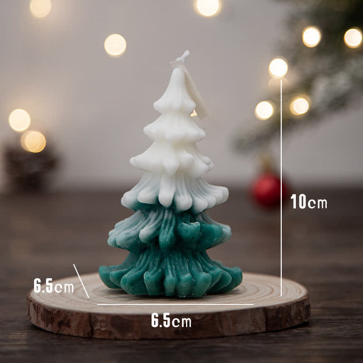 Candela profumata in cera di soia per albero di Natale, regalo per familiari e amici