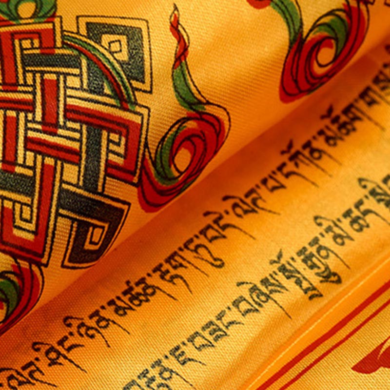 Buddha Stones Tibetano Benedizione Fortunata 5 Colori Khata Decorazione