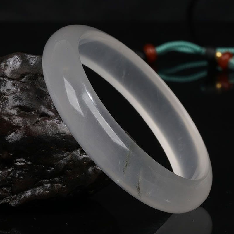 Braccialetto Buddha Stones Naturale Traslucido Seta Dorata Giada Ricchezza Fortuna