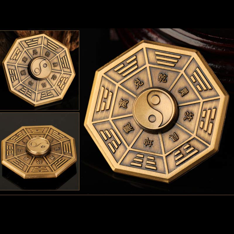 Buddha Stones Fidget Spinner Benedizione Tai Chi Dito Mano Spinner Decorazione