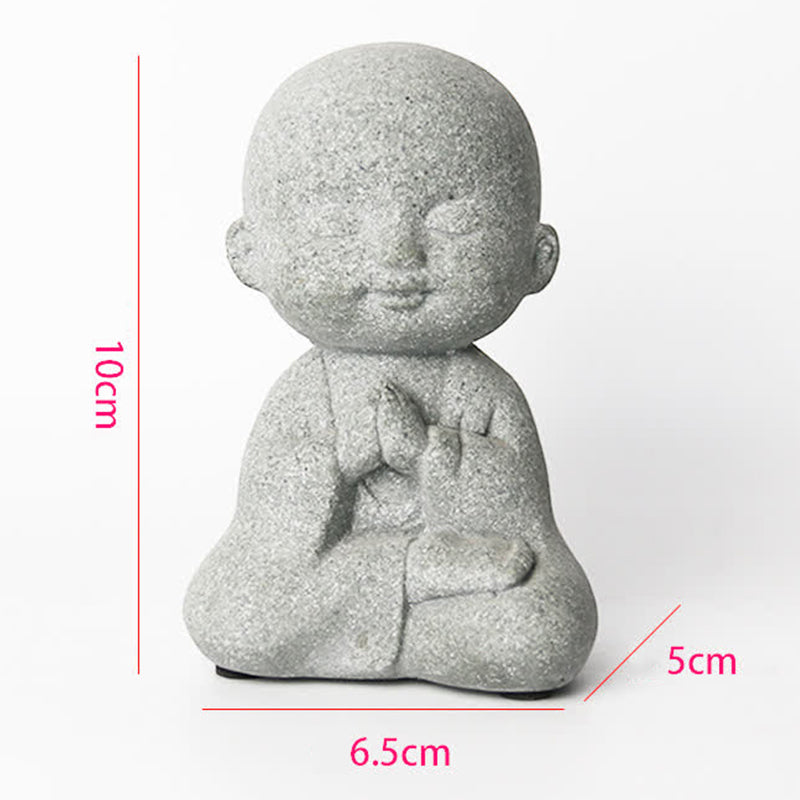 Buddha Stones Meditazione Preghiera Statua del Buddha Compassione Decorazione della casa