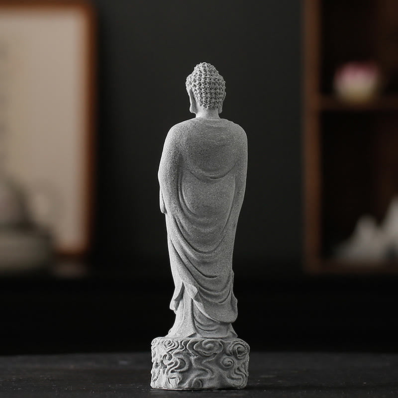 Buddha Stones Meditazione Buddha Nuvole di buon auspicio Design Serenità Decorazione della casa - image 4