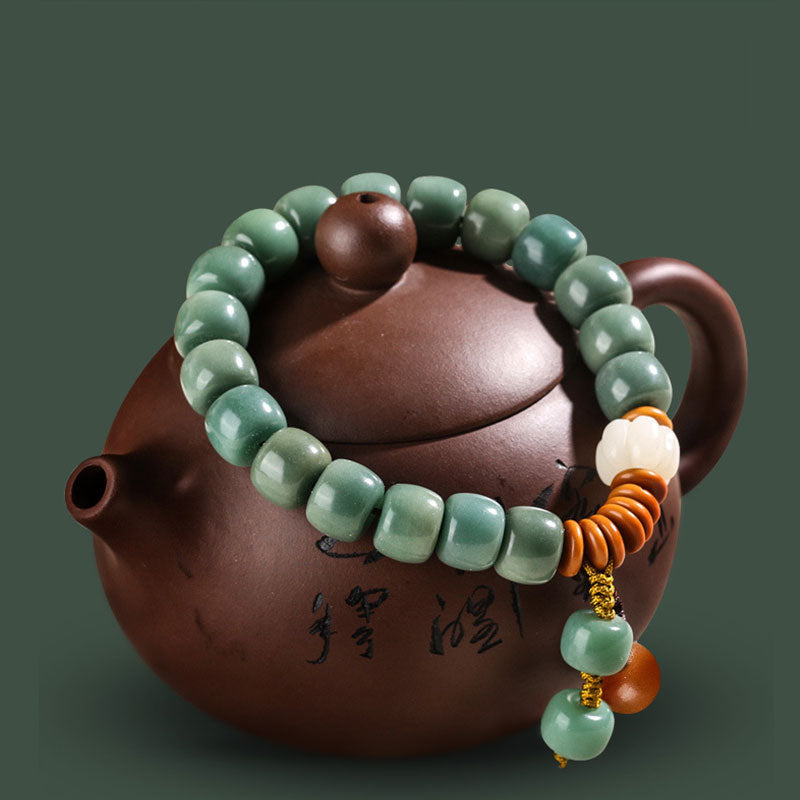 Braccialetto di successo Buddha Stones Cyan Bodhi Seed - image 0