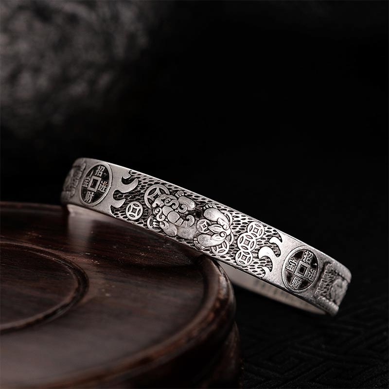 Buddha Stones Bracciale regolabile FengShui Lucky PiXiu Protection - image 3