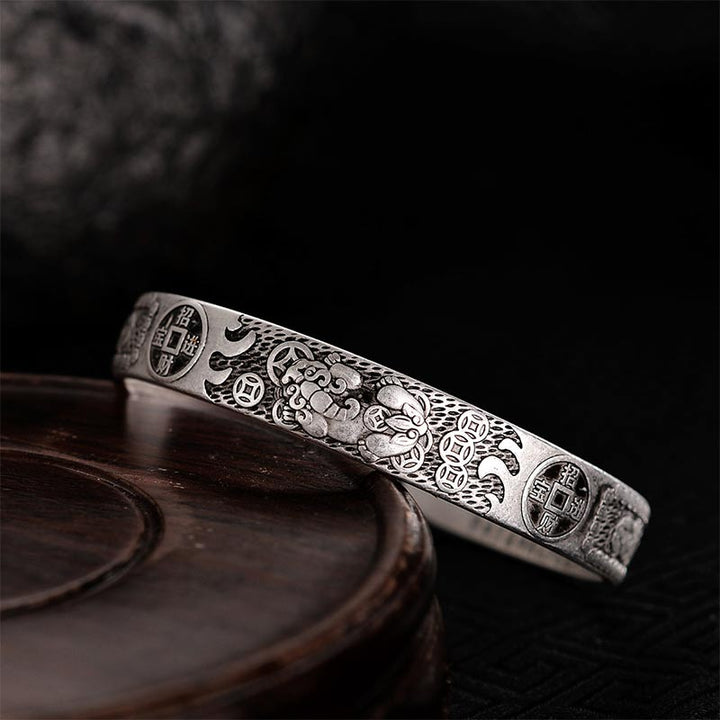 Buddha Stones Bracciale regolabile FengShui Lucky PiXiu Protection - image 3