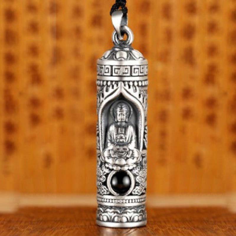 Collana con ciondolo di Buddha natale con proiezione dello zodiaco cinese e della prosperità - Cane/Maiale - image 21