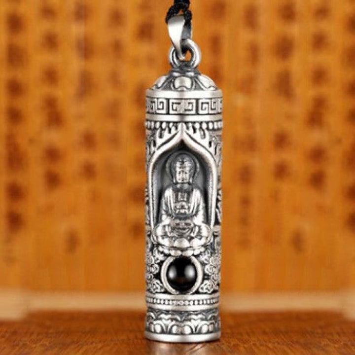 Collana con ciondolo di Buddha natale con proiezione dello zodiaco cinese e della prosperità - Cane/Maiale - image 21