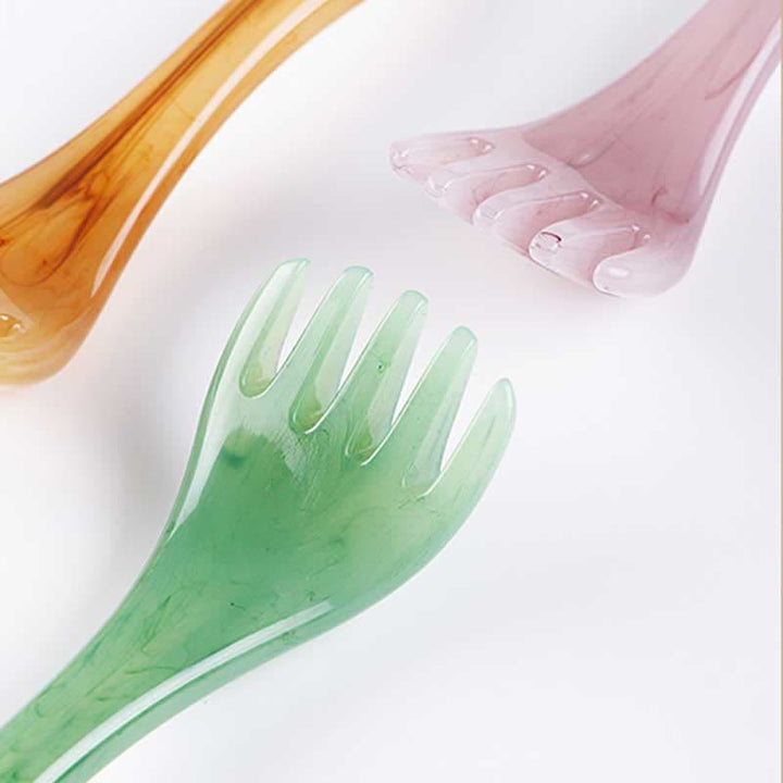 Set di pettini per massaggi Gua Sha in resina