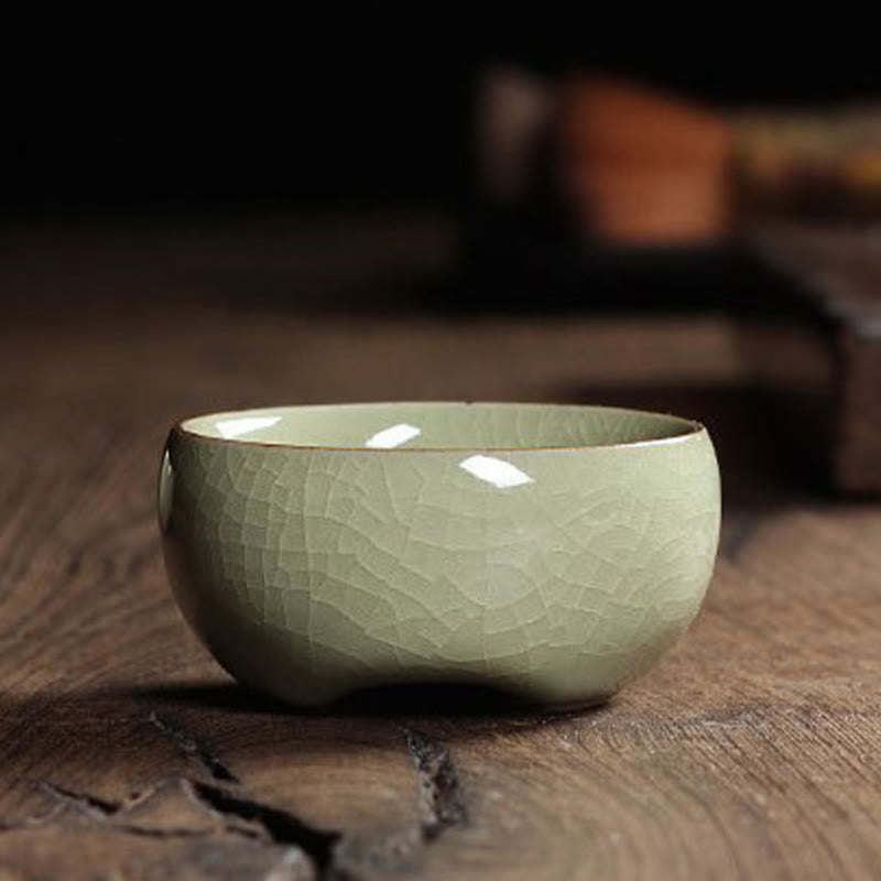 Buddha Stones Koi Fish colorato Tazza da tè in ceramica Kung Fu Tazza da tè Ciotola