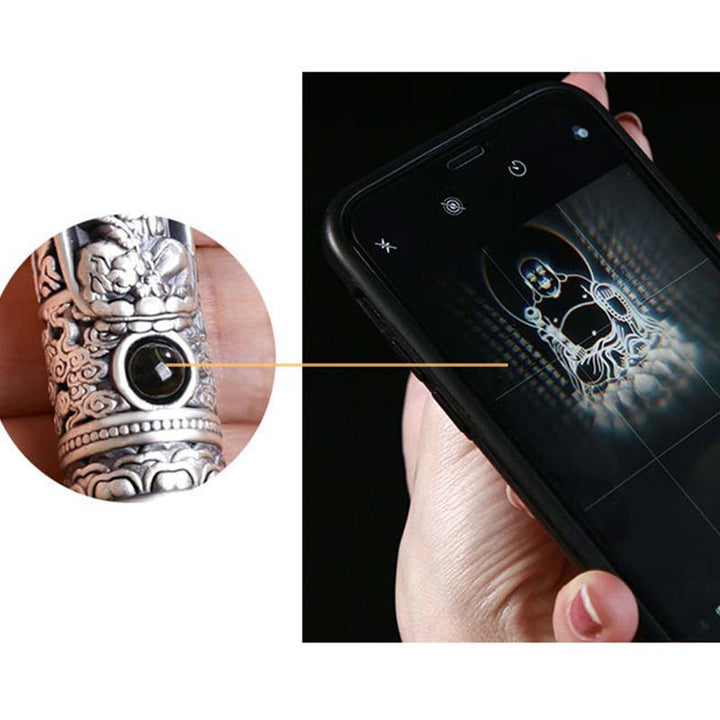 Collana con ciondolo di Buddha natale con proiezione dello zodiaco cinese e della prosperità - image 5