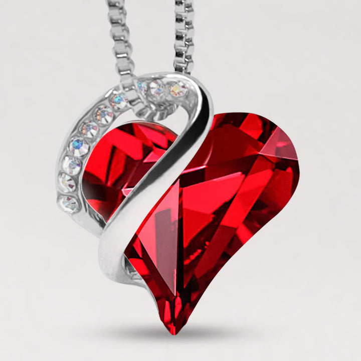 Collana con ciondolo con energia curativa, pietra portafortuna del cuore Buddha Stones d'amore