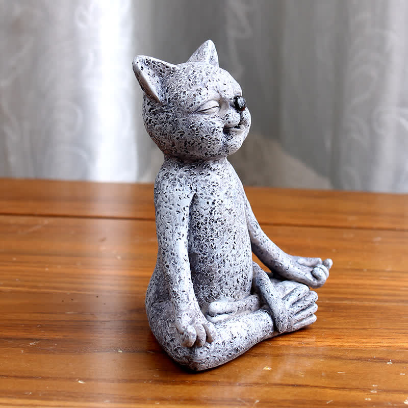 Meditazione Zen Cane Gatto Rana Decorazione - image 6