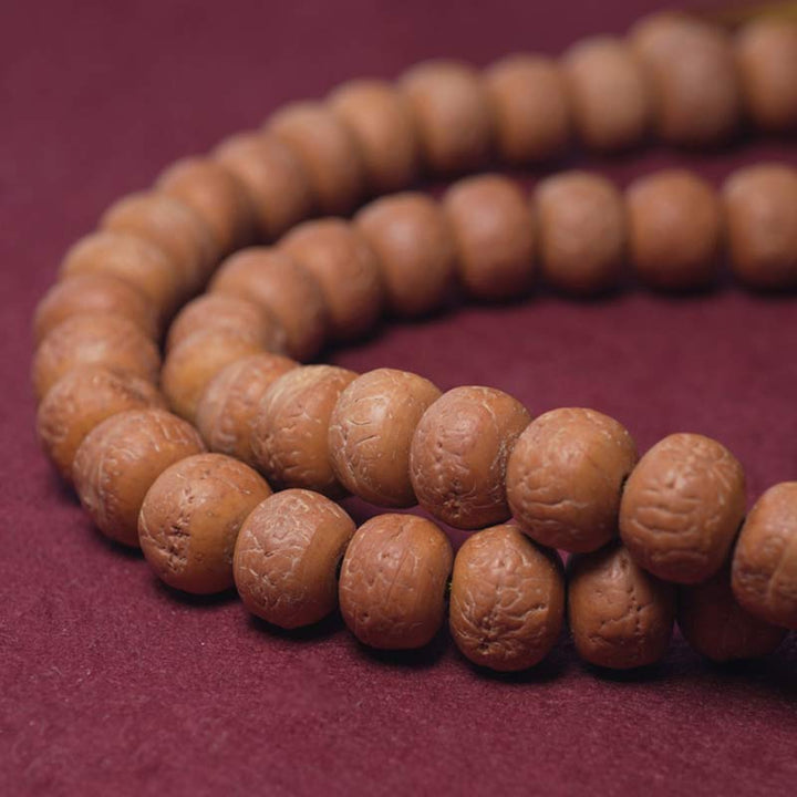 Buddha Stones 108 Mala Beads Bodhi Seed Dzi Bead Peace Tassel Bracciale
