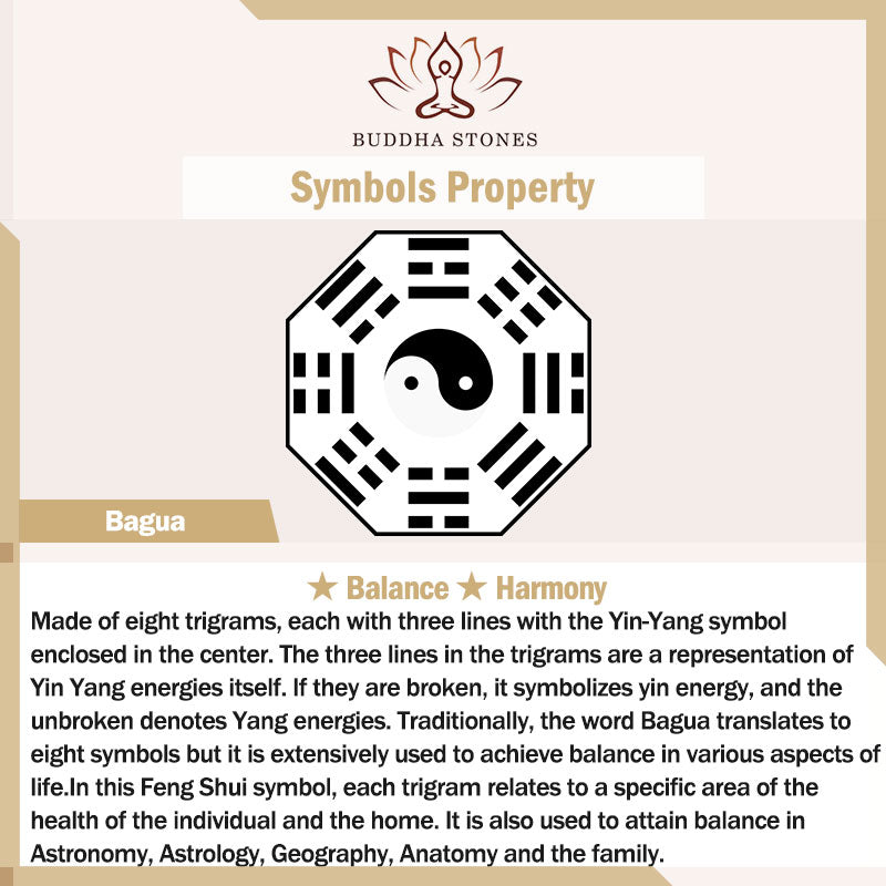 Collana con ciondolo in pietra di shungite autentica con protezione Bagua Yin Yang Buddha Stones - image 7