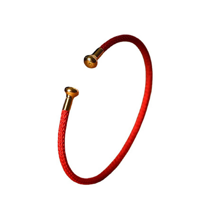 Braccialetto con polsino in corda intrecciata con design semplice fatto a mano Buddha Stones - image 7