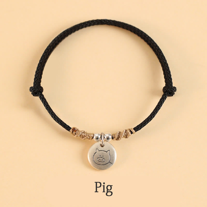 Braccialetto intrecciato con Buddha Stones a forma di ciondolo ...
