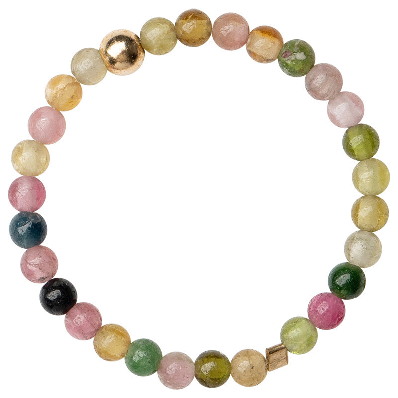 Anello Buddha Stones Natural Tormalina Positive Love